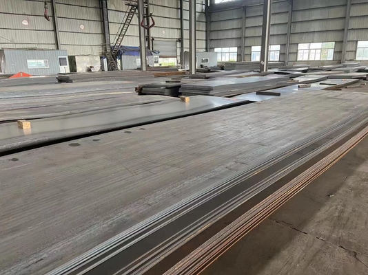 Q345 ASTM A36 صفحه فولاد کربن داغ 4 * 8FT فولاد برای ساخت و ساز