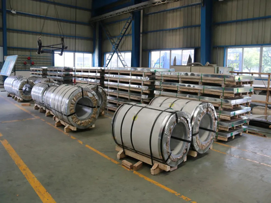 سیم پیچ فولاد ضد زنگ ASTM 304 321H 347 درجه سرد رول 1mm 1.2mm ضخامت 1000mm 1219mm عرض BA/2B سطح